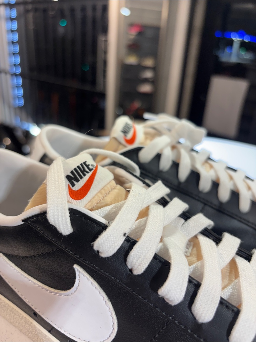 Nike Blazer low black white size 11 - Picture 9 of 12